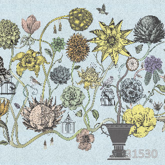 Plants blue